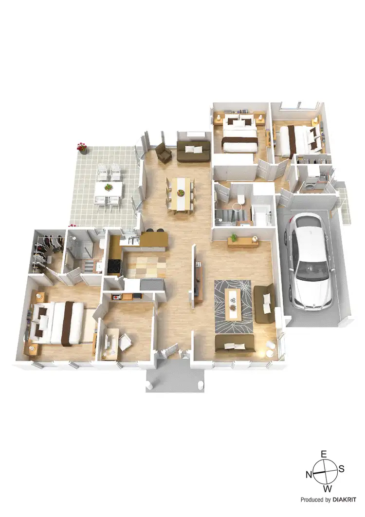 Floorplan of Homely unit listing, 28 Baradine Street, Chadstone VIC 3148