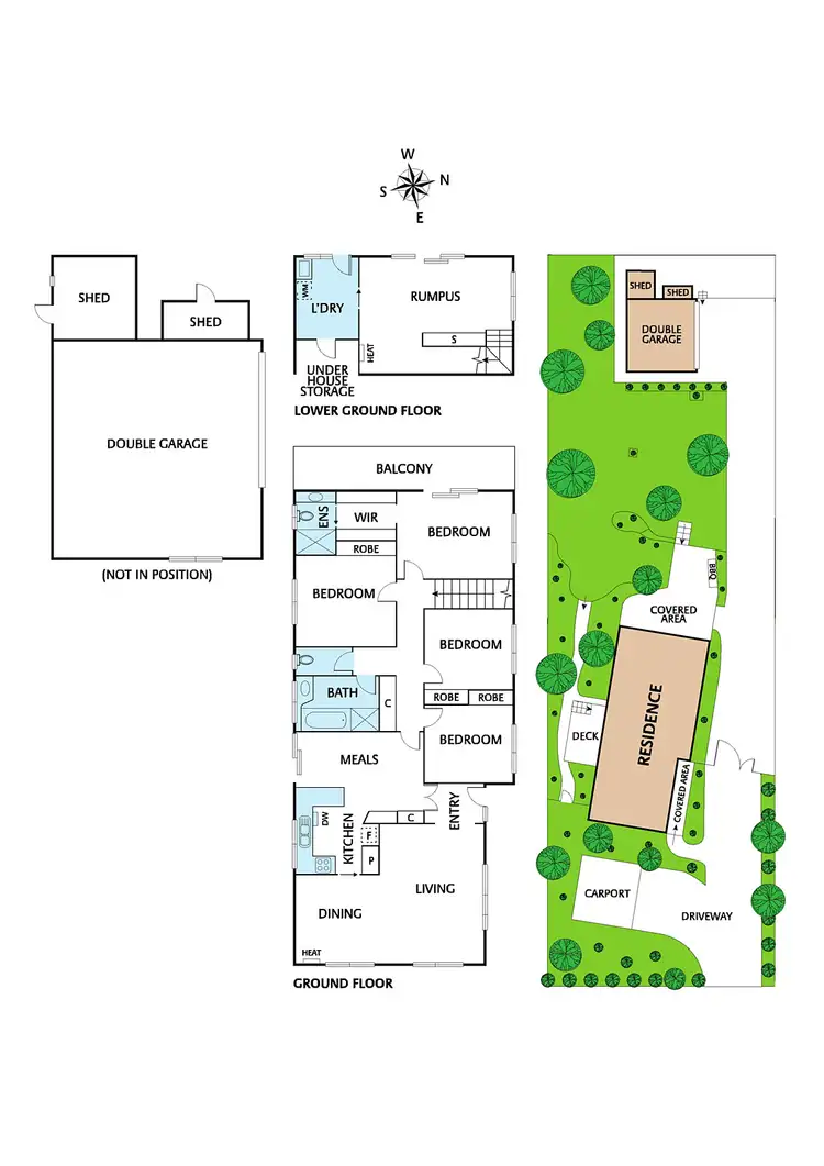 Floorplan of Homely house listing, 4 Laurison Road, Eltham North VIC 3095