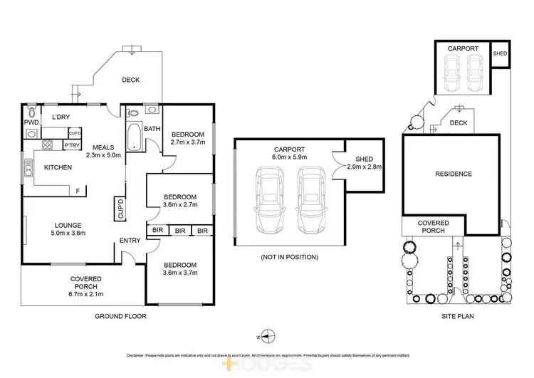 Floorplan of Homely house listing, 1/37 Boundary Road, Newcomb VIC 3219