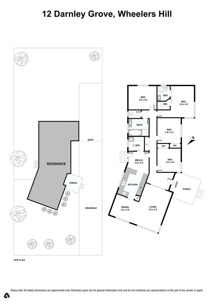Floorplan of Homely house listing, 12 Darnley Grove, Wheelers Hill VIC 3150