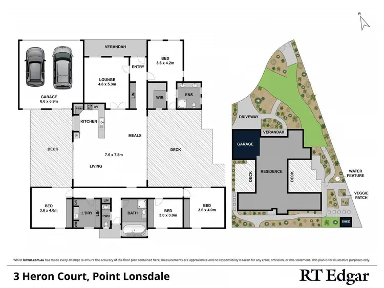 Floorplan of Homely house listing, 3 Heron Court, Point Lonsdale VIC 3225