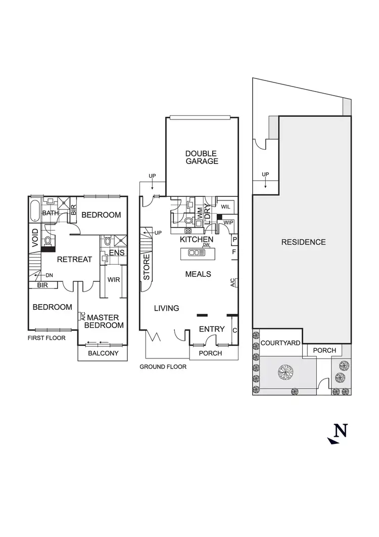 Floorplan of Homely townhouse listing, 7 Newstead Drive, Doreen VIC 3754