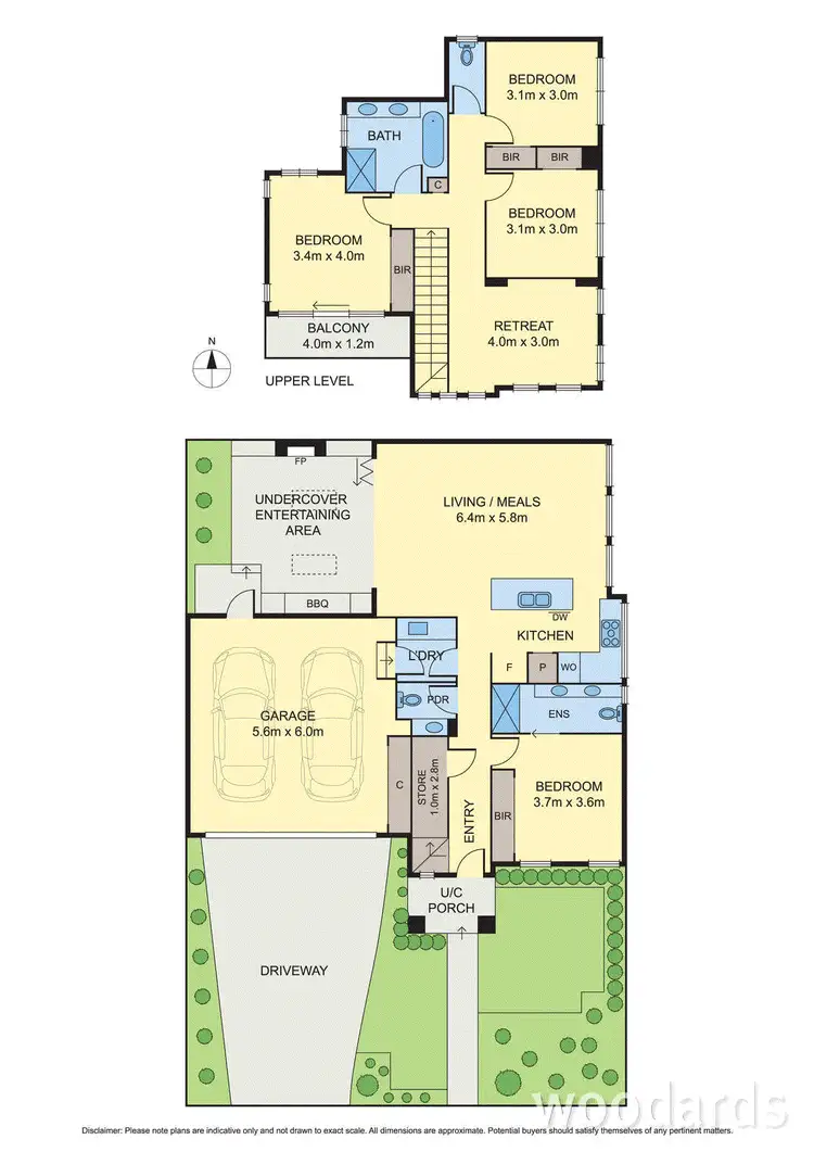 Floorplan of Homely townhouse listing, 1/5 Leura Street, Doncaster East VIC 3109