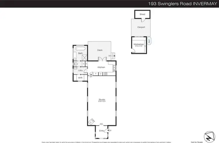 Floorplan of Homely house listing, 193 Swinglers Road, Invermay VIC 3352