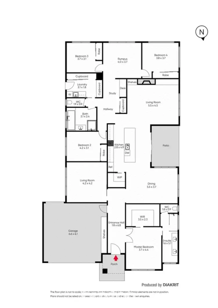 Floorplan of Homely house listing, 151 Cuthberts Road, Alfredton VIC 3350