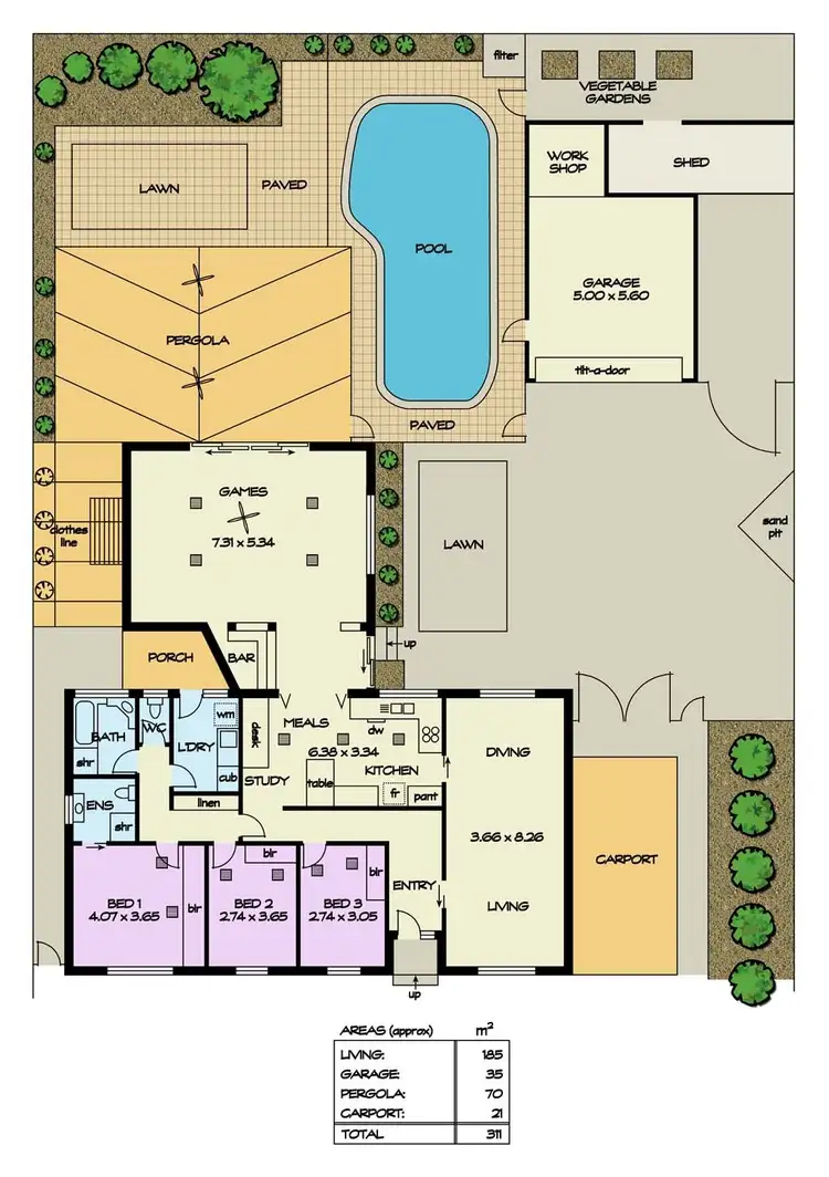 Floorplan of Homely house listing, 73 Hamilton Road, Fairview Park SA 5126