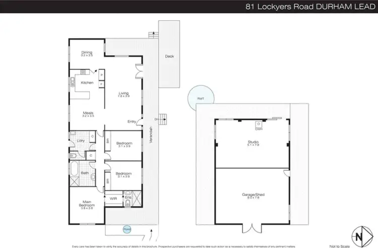 Floorplan of Homely house listing, 81 Lockyers Road, Durham Lead VIC 3352