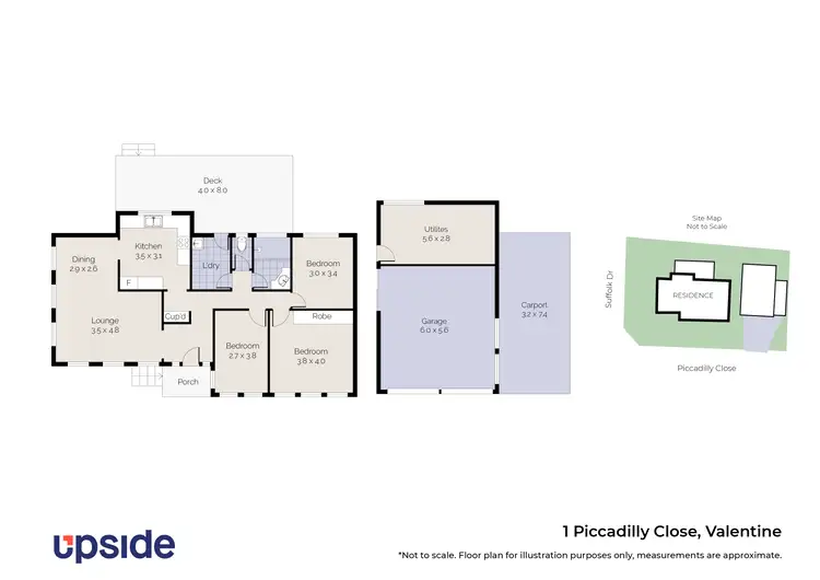 Floorplan of Homely house listing, 1 Piccadilly Close, Valentine NSW 2280