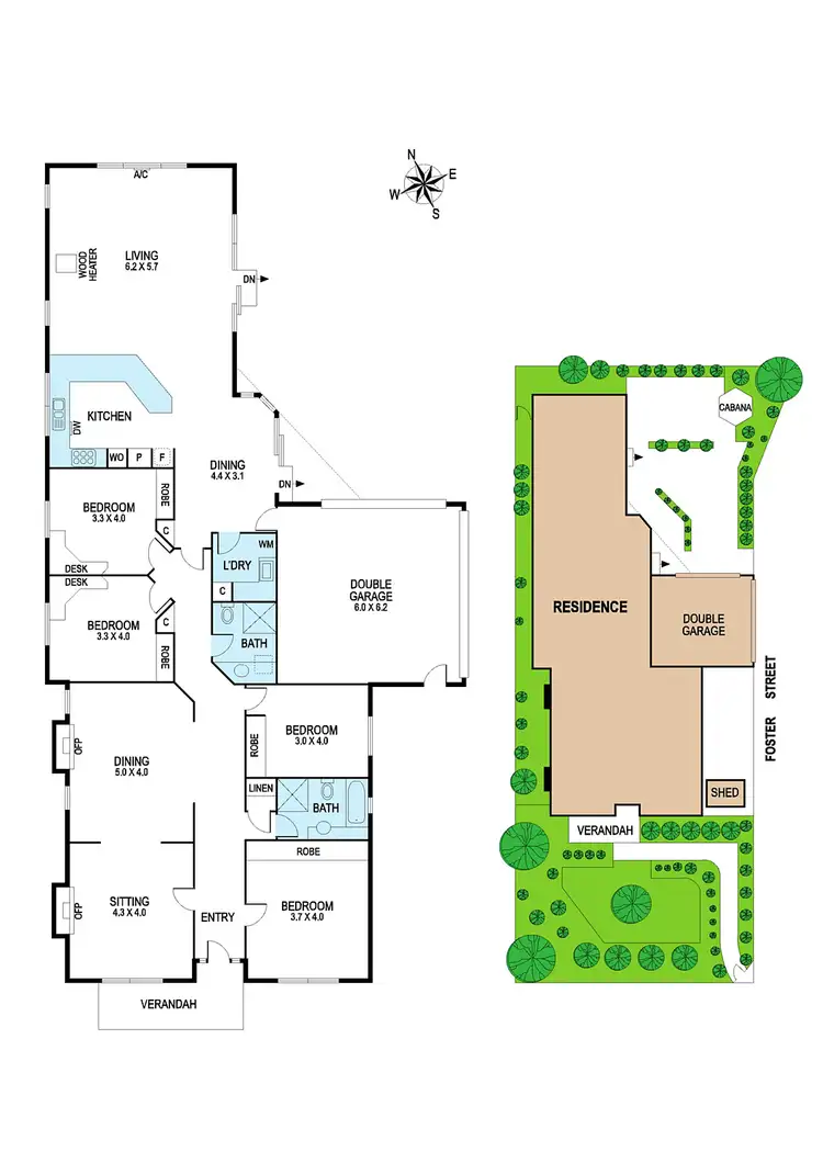 Floorplan of Homely house listing, 25 Field Street, Mckinnon VIC 3204