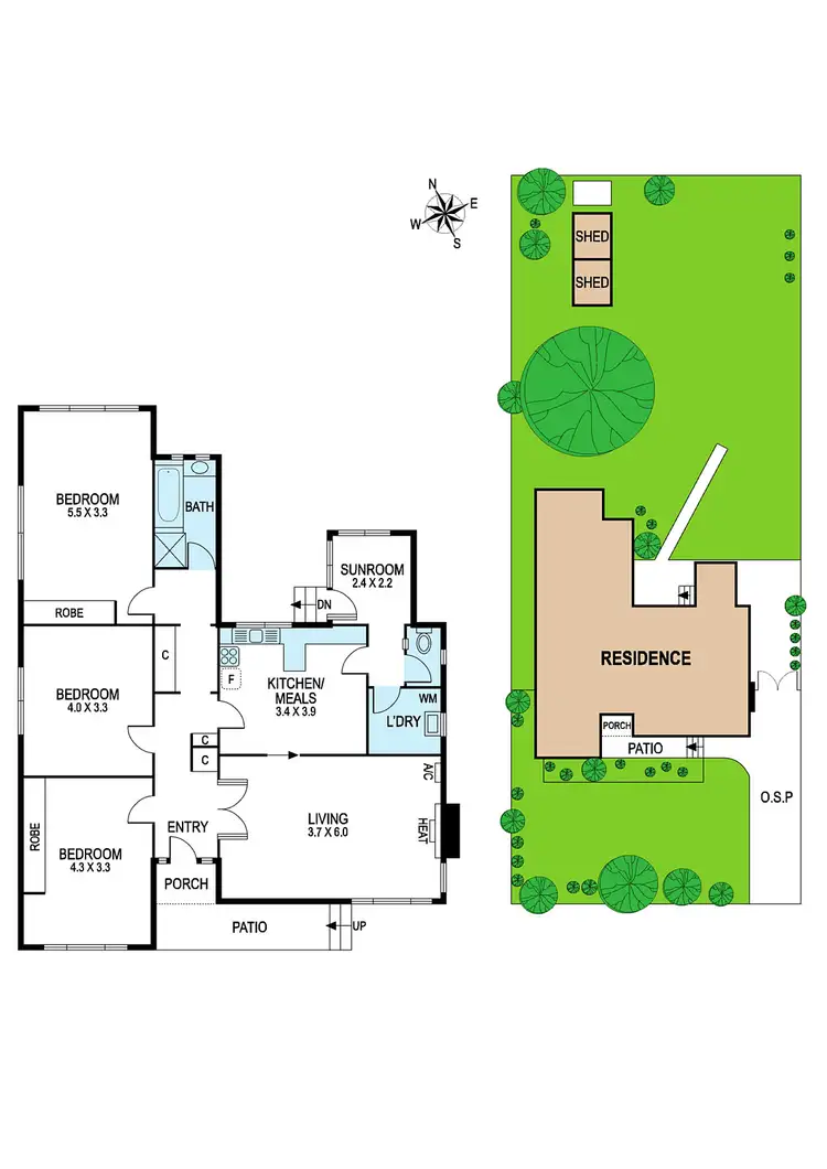 Floorplan of Homely house listing, 17 Thornton Street, Bentleigh East VIC 3165