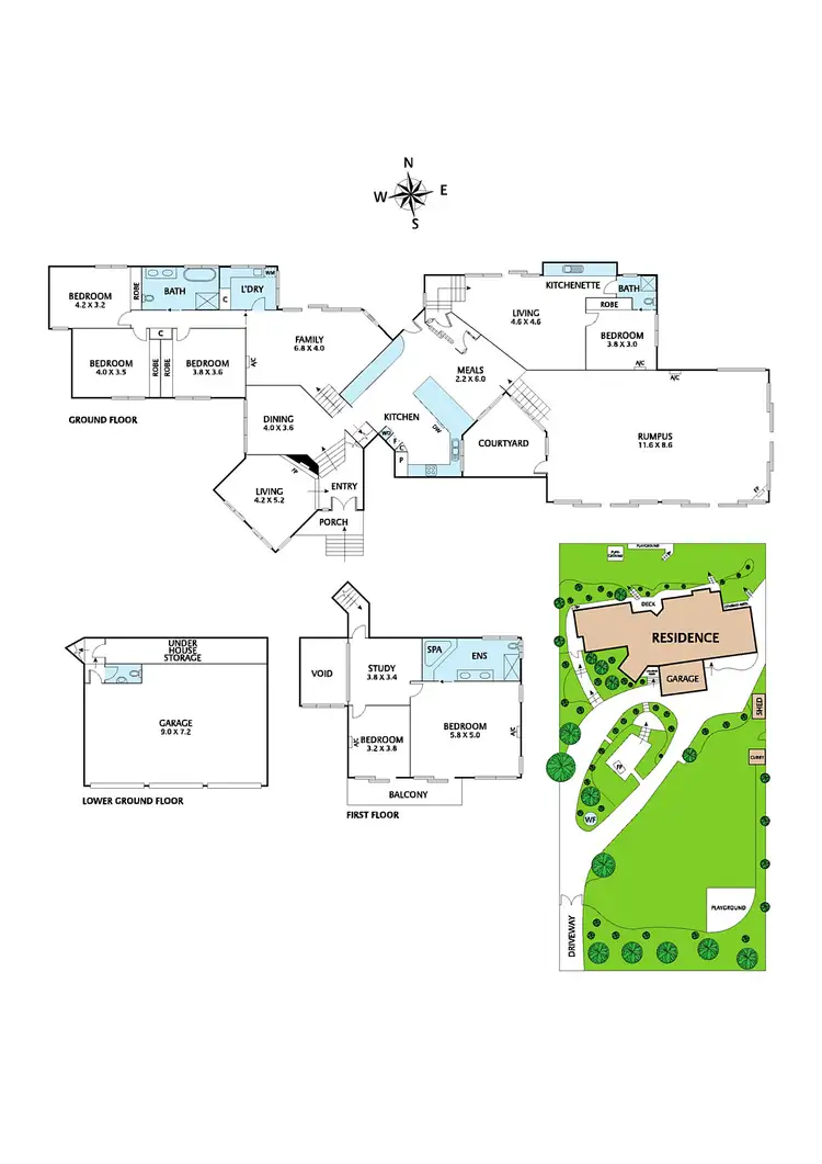 Floorplan of Homely house listing, 5 Craig Road, Donvale VIC 3111