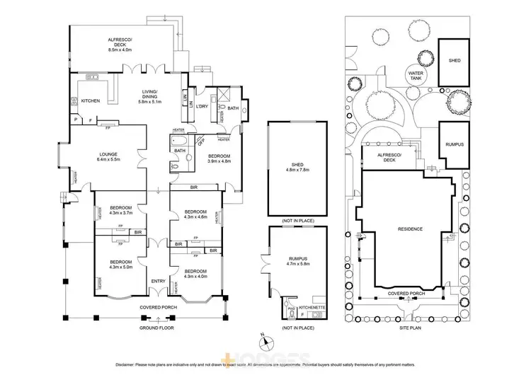 Floorplan of Homely house listing, 351 Ryrie Street, Geelong VIC 3220