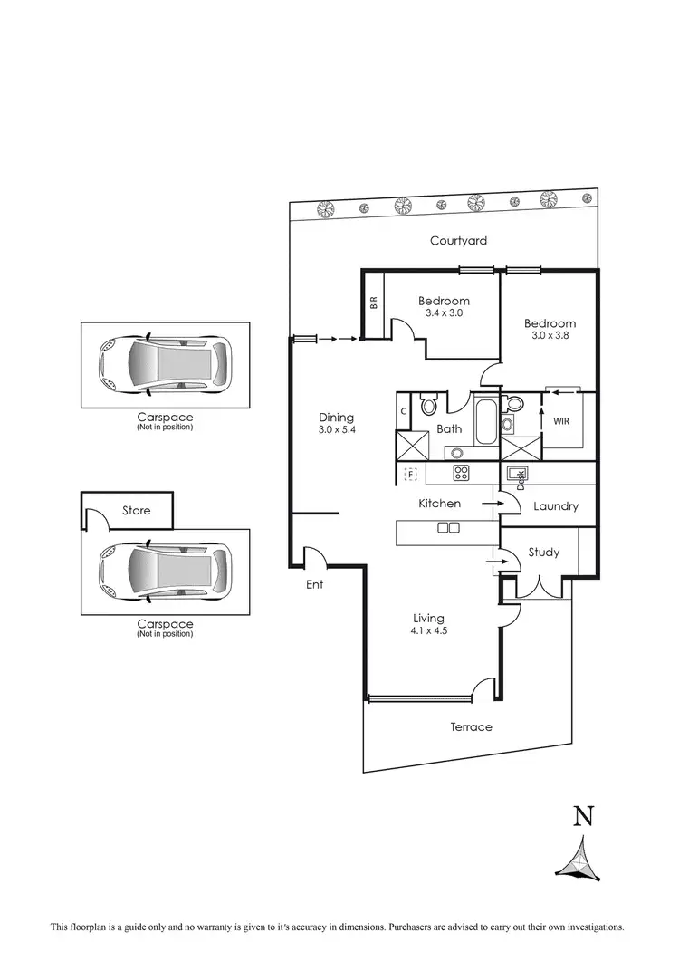Floorplan of Homely apartment listing, 6/220-226 Esplanade, Brighton VIC 3186