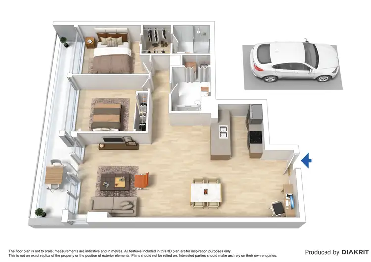 Floorplan of Homely apartment listing, 82/183 City Road, Southbank VIC 3006