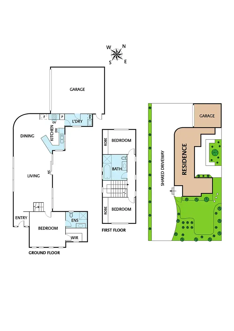 Floorplan of Homely townhouse listing, 1/1141 Main Road, Eltham VIC 3095