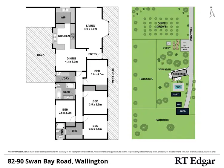Floorplan of Homely rural property listing, 82-90 Swan Bay Road, Wallington VIC 3222