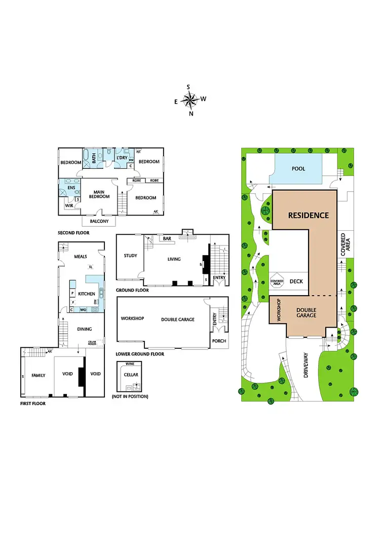 Floorplan of Homely house listing, 46 Valonia Drive, Eltham VIC 3095