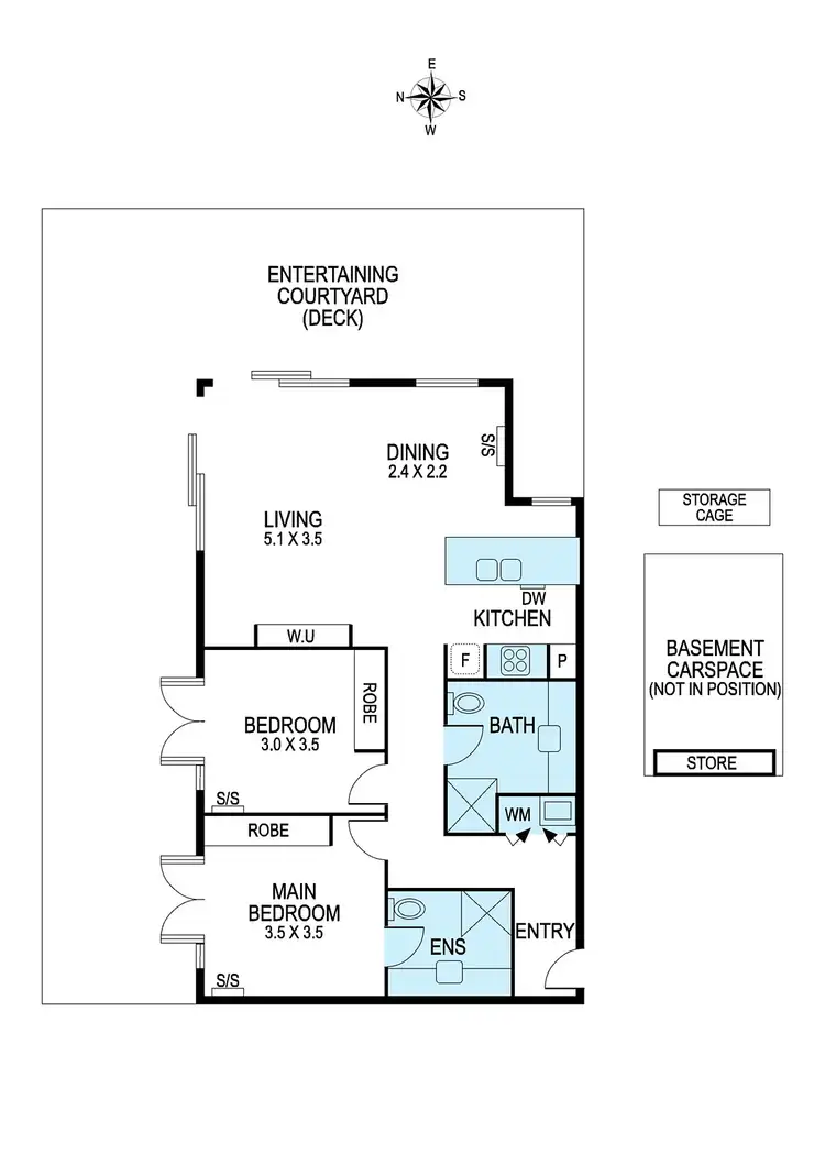 Floorplan of Homely apartment listing, 7/15 Manchester Grove, Glen Huntly VIC 3163