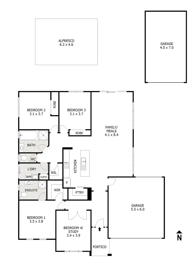 Floorplan of Homely house listing, 12 Banon Street, Wallan VIC 3756