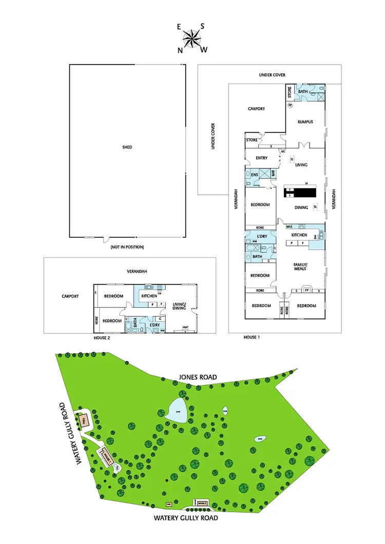 Floorplan of Homely house listing, 95 Watery Gully Road, Kangaroo Ground VIC 3097