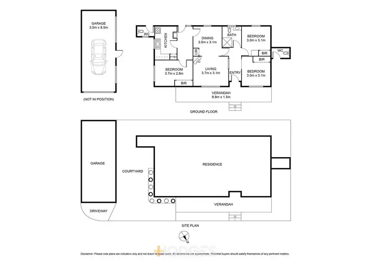 Floorplan of Homely house listing, 32B Elizabeth Street, Geelong West VIC 3218