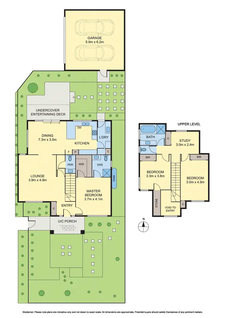 Floorplan of Homely townhouse listing, 1/27 Surrey Street, Box Hill South VIC 3128