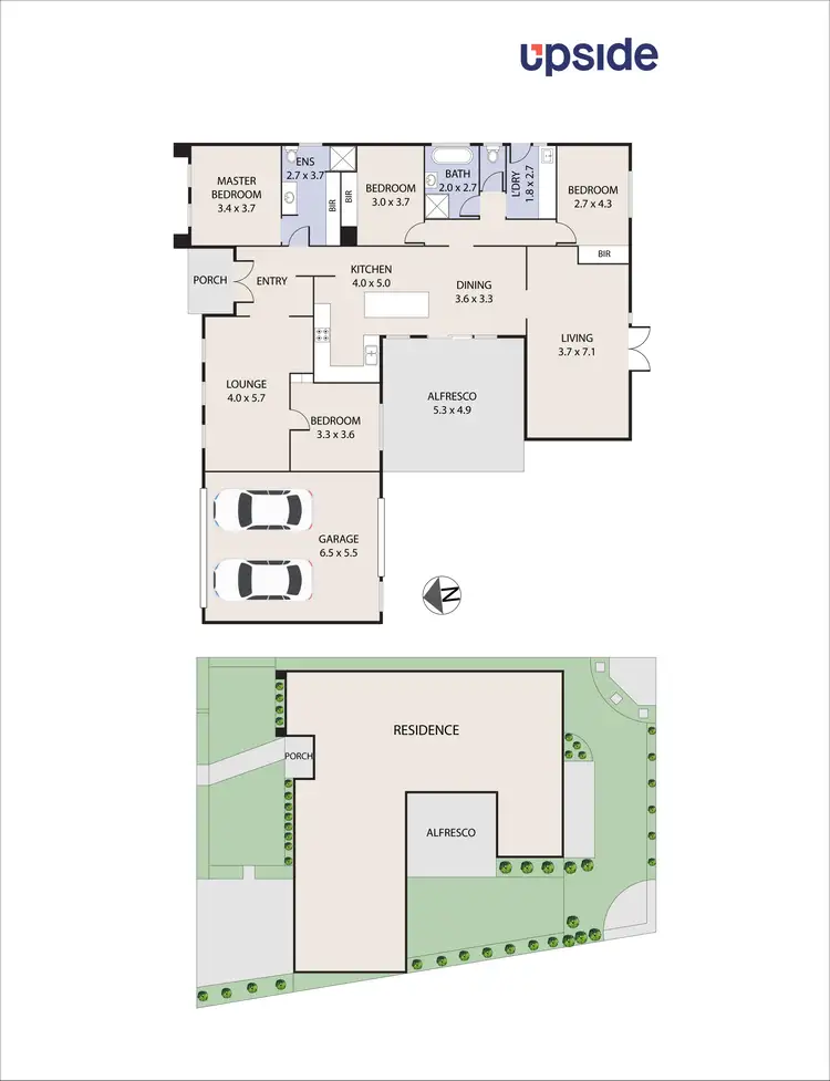 Floorplan of Homely house listing, 24 Buckland Crescent, Epping VIC 3076