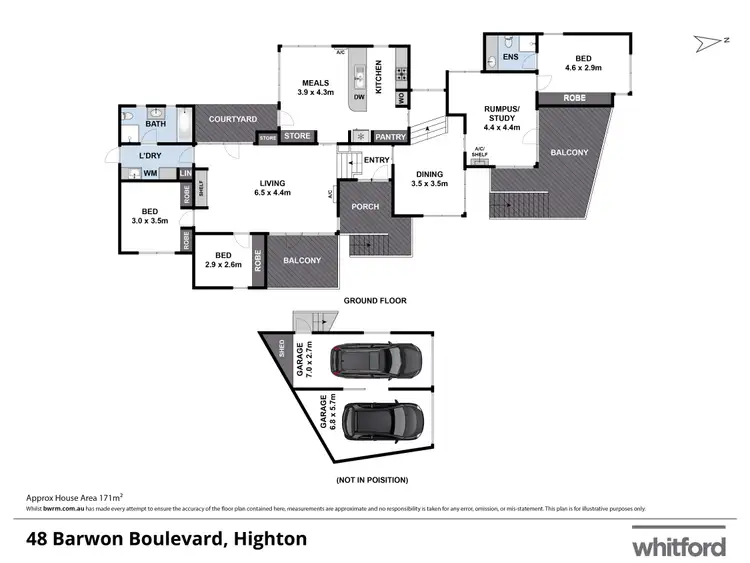 Floorplan of Homely house listing, 48 Barwon Boulevard, Highton VIC 3216