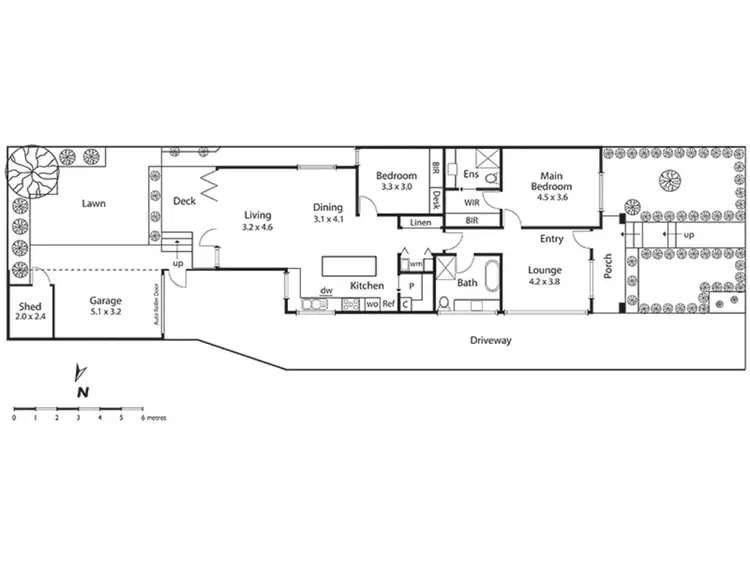 Floorplan of Homely townhouse listing, 144 Mitford Street, Elwood VIC 3184