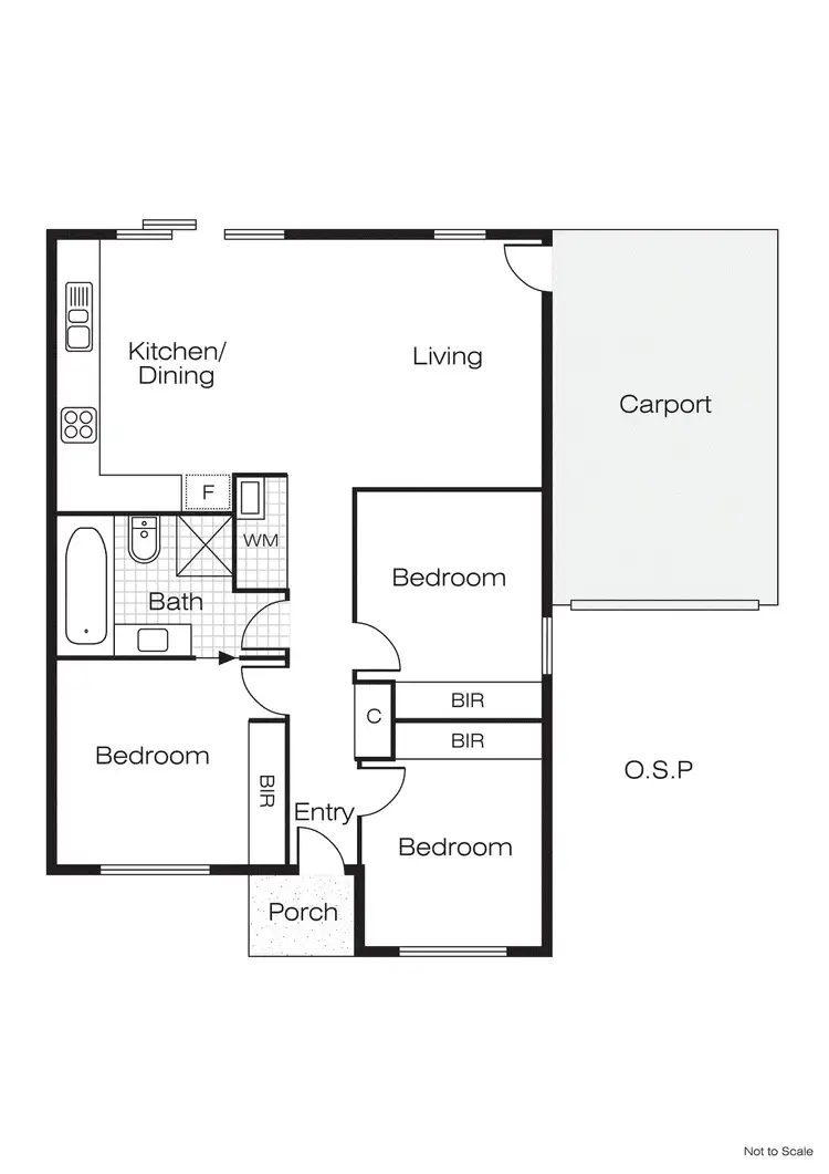 Floorplan of Homely unit listing, 6/7 Kyle Street, Sebastopol VIC 3356