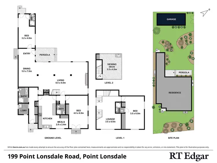 Floorplan of Homely house listing, 199 Point Lonsdale Road, Point Lonsdale VIC 3225