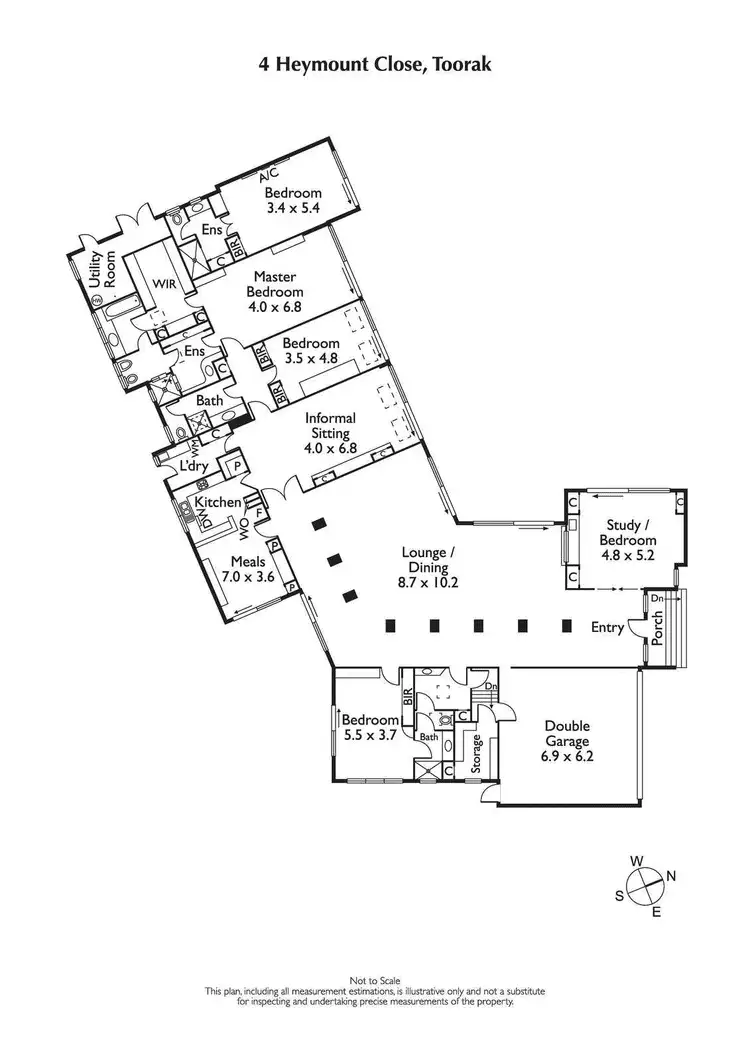Floorplan of Homely house listing, 4 Heymount Close, Toorak VIC 3142
