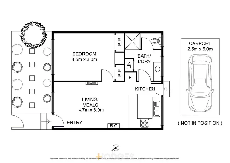 Floorplan of Homely unit listing, 3/26 Fraser Street, Herne Hill VIC 3218