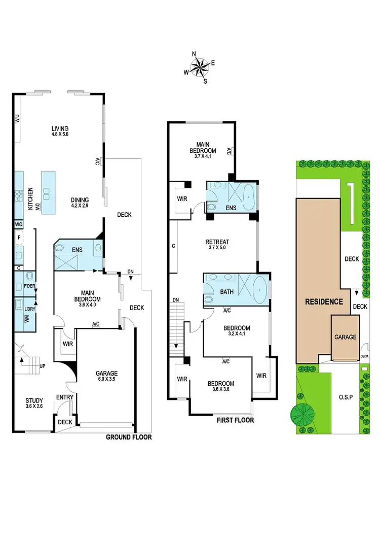 Floorplan of Homely townhouse listing, 7b York Street, Bentleigh East VIC 3165