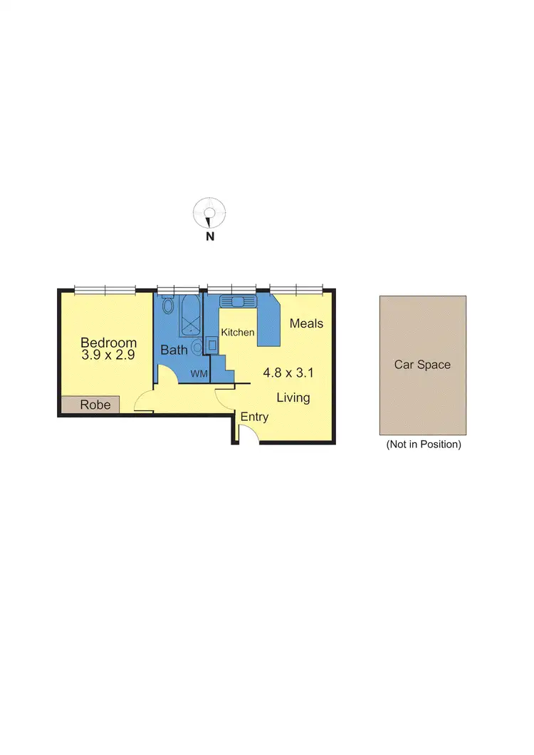 Floorplan of Homely apartment listing, 5/249 Burnley Street, Richmond VIC 3121