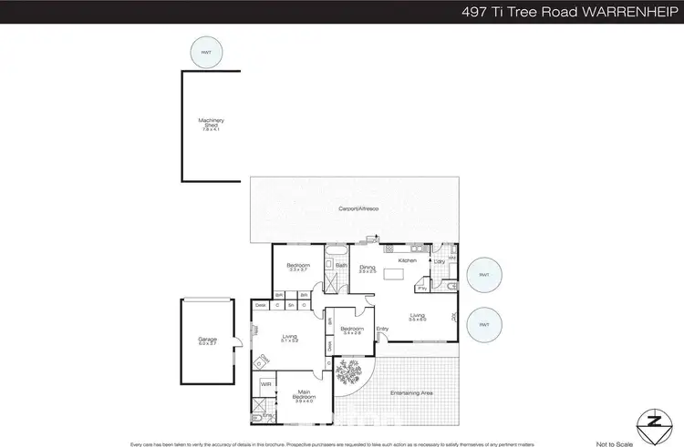 Floorplan of Homely house listing, 497 Ti Tree Road, Warrenheip VIC 3352