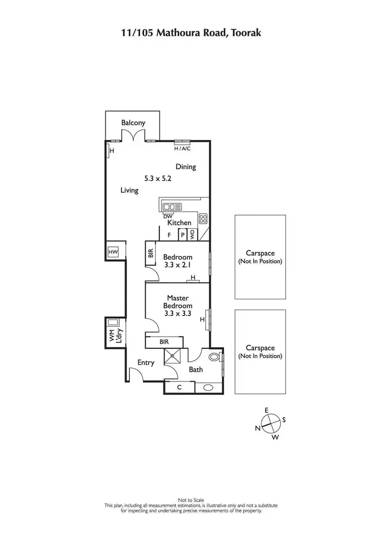 Floorplan of Homely apartment listing, 11/105 Mathoura Road, Toorak VIC 3142