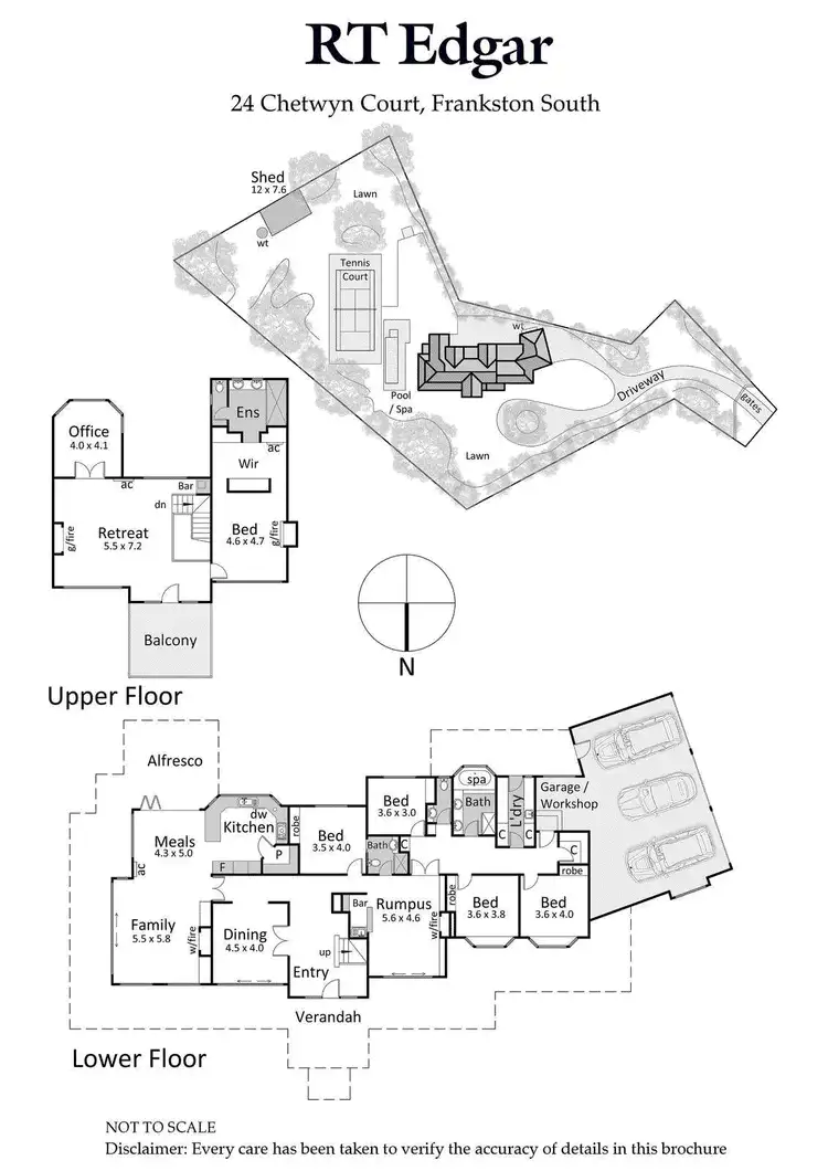 Floorplan of Homely house listing, 24 Chetwyn Court, Frankston South VIC 3199