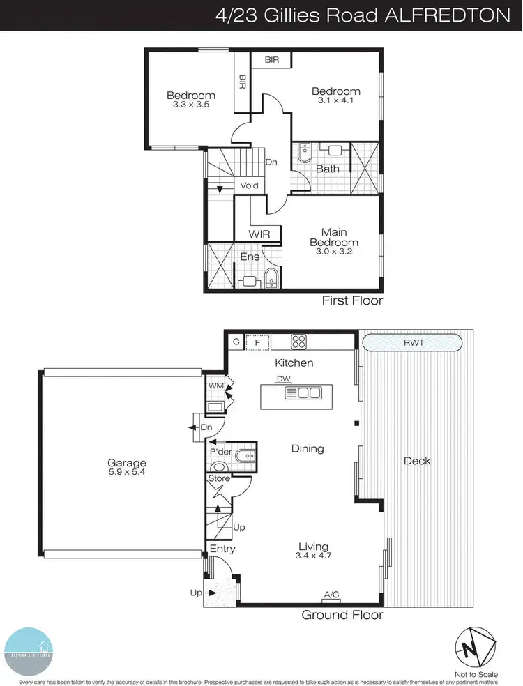 Floorplan of Homely house listing, 4/23 Gillies Street, Alfredton VIC 3350