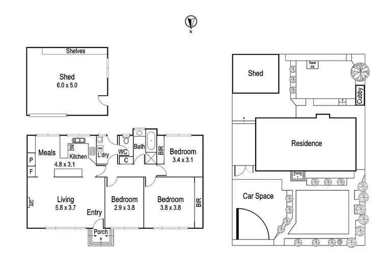 Floorplan of Homely house listing, 72 Castleton Road, Viewbank VIC 3084