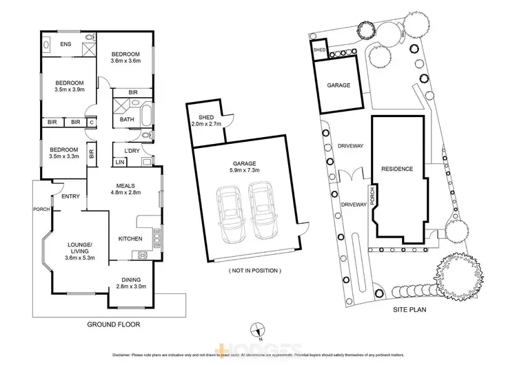 Floorplan of Homely house listing, 6 Cromwell Drive, Lara VIC 3212