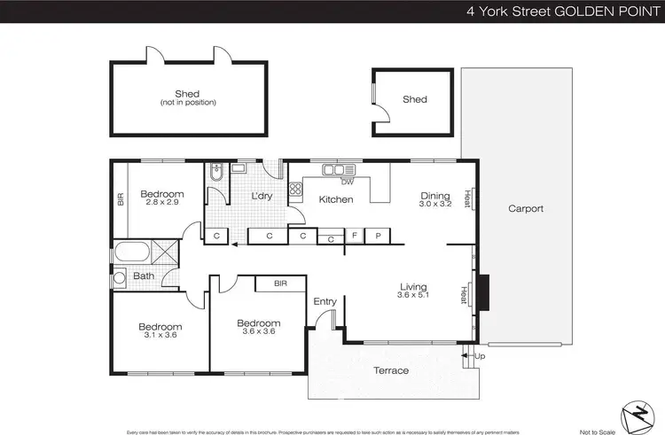 Floorplan of Homely house listing, 4 York Street, Golden Point VIC 3350