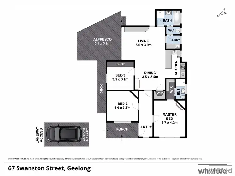 Floorplan of Homely house listing, 67 Swanston Street, Geelong VIC 3220