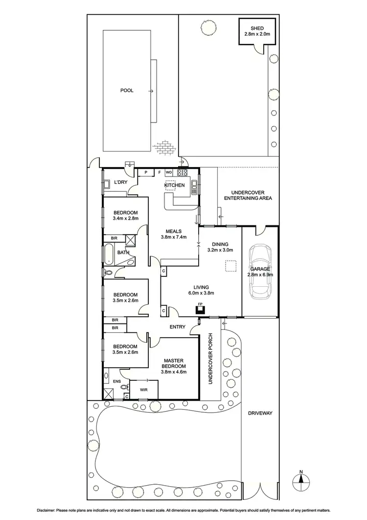 Floorplan of Homely house listing, 25 Kershaw Street, Bentleigh East VIC 3165