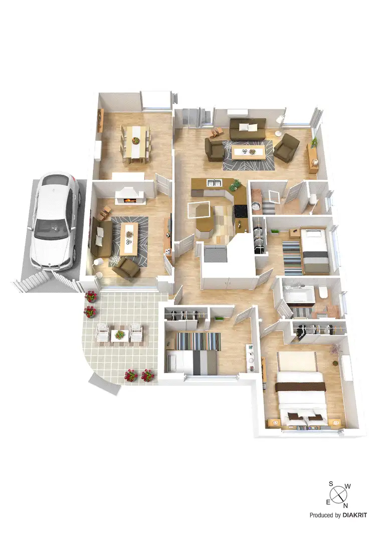 Floorplan of Homely house listing, 4 Ashbrook Court, Oakleigh South VIC 3167