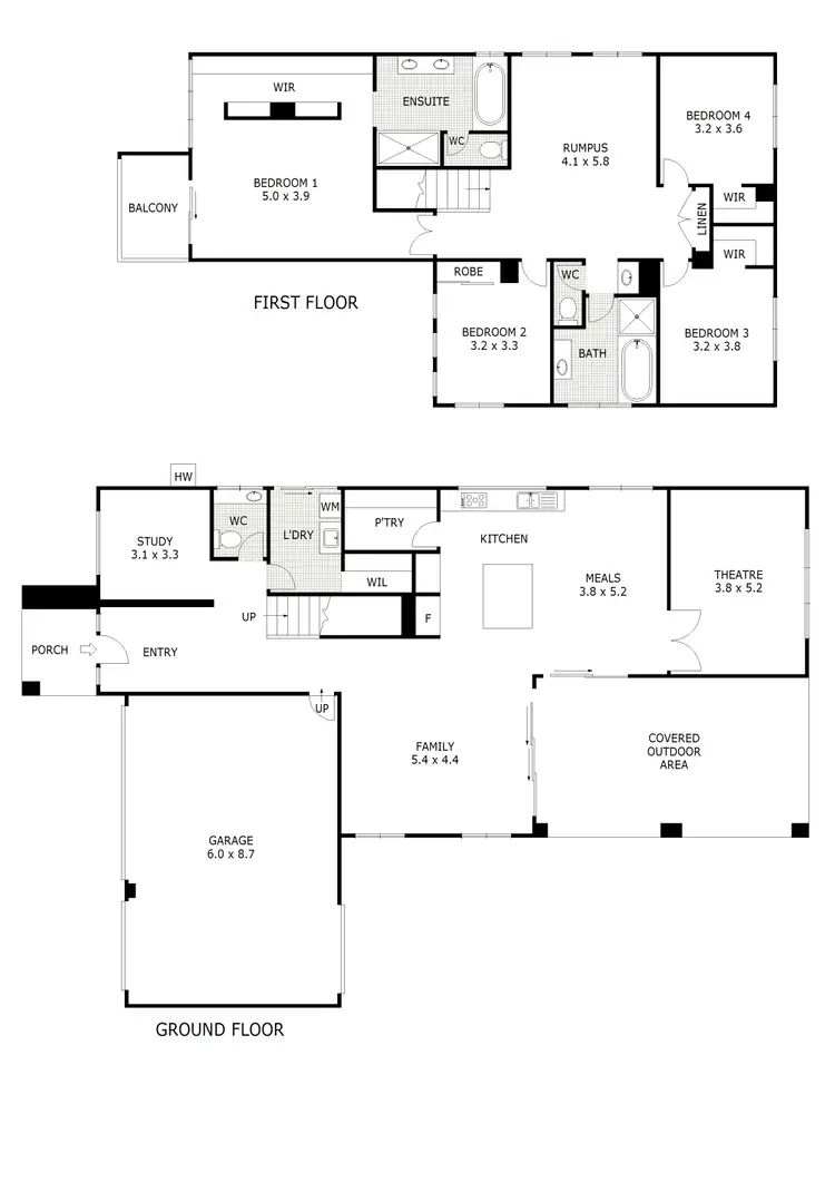 Floorplan of Homely house listing, 54 Mandalay Circuit, Beveridge VIC 3753