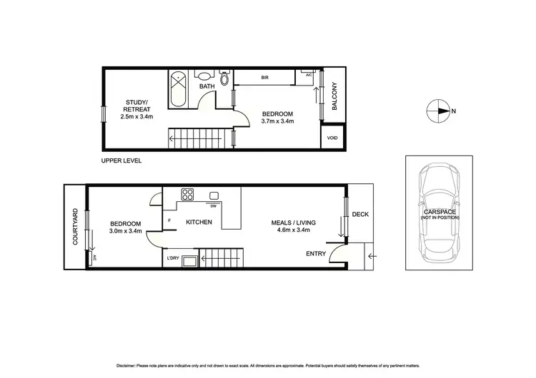 Floorplan of Homely townhouse listing, 6/12 Wyuna Road, Caulfield North VIC 3161