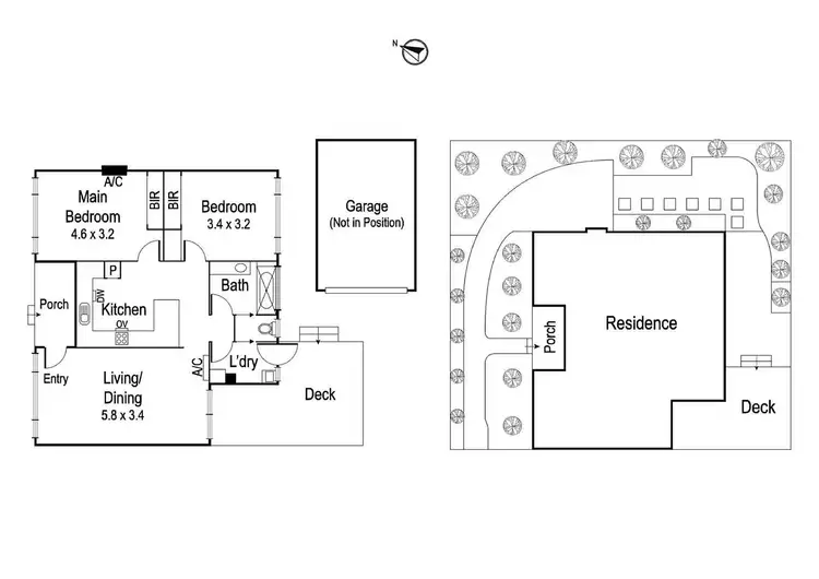 Floorplan of Homely unit listing, 1/20 Turnham Avenue, Rosanna VIC 3084