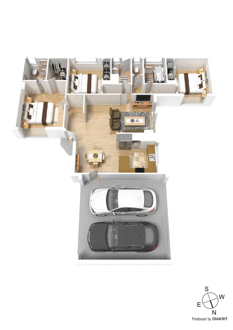 Floorplan of Homely unit listing, 2/72 High Street Road, Ashwood VIC 3147