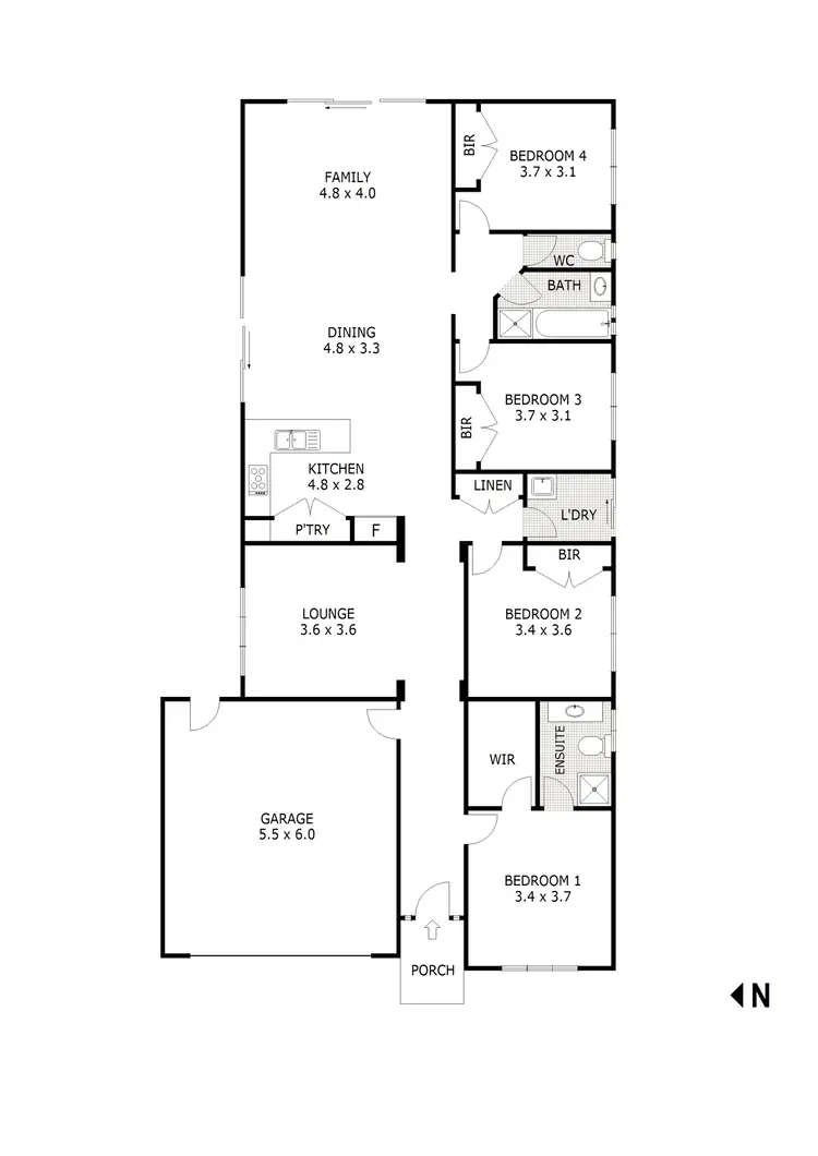Floorplan of Homely house listing, 163 Wallara Waters Boulevard, Wallan VIC 3756